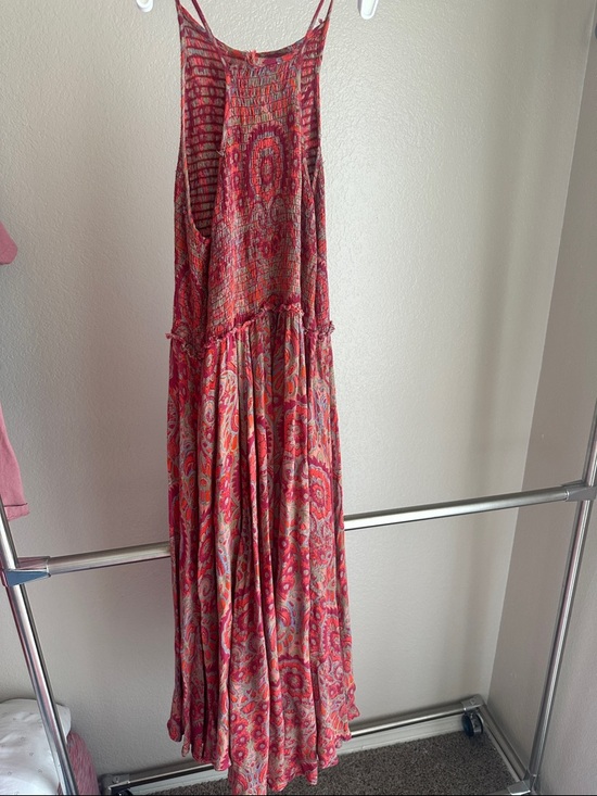 Free People Red Boho Maxi Dress XS - Picture 5 of 6
